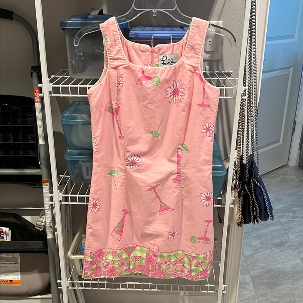 Lilly Pulitzer Pink Floral ladies Dress